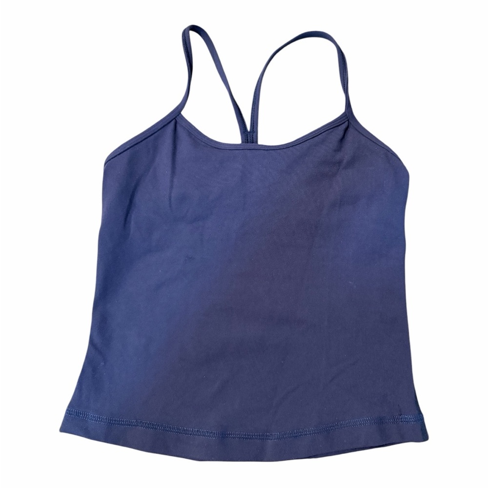 lululemon athletica Navy Slim-Strap Camisole. Gently Used